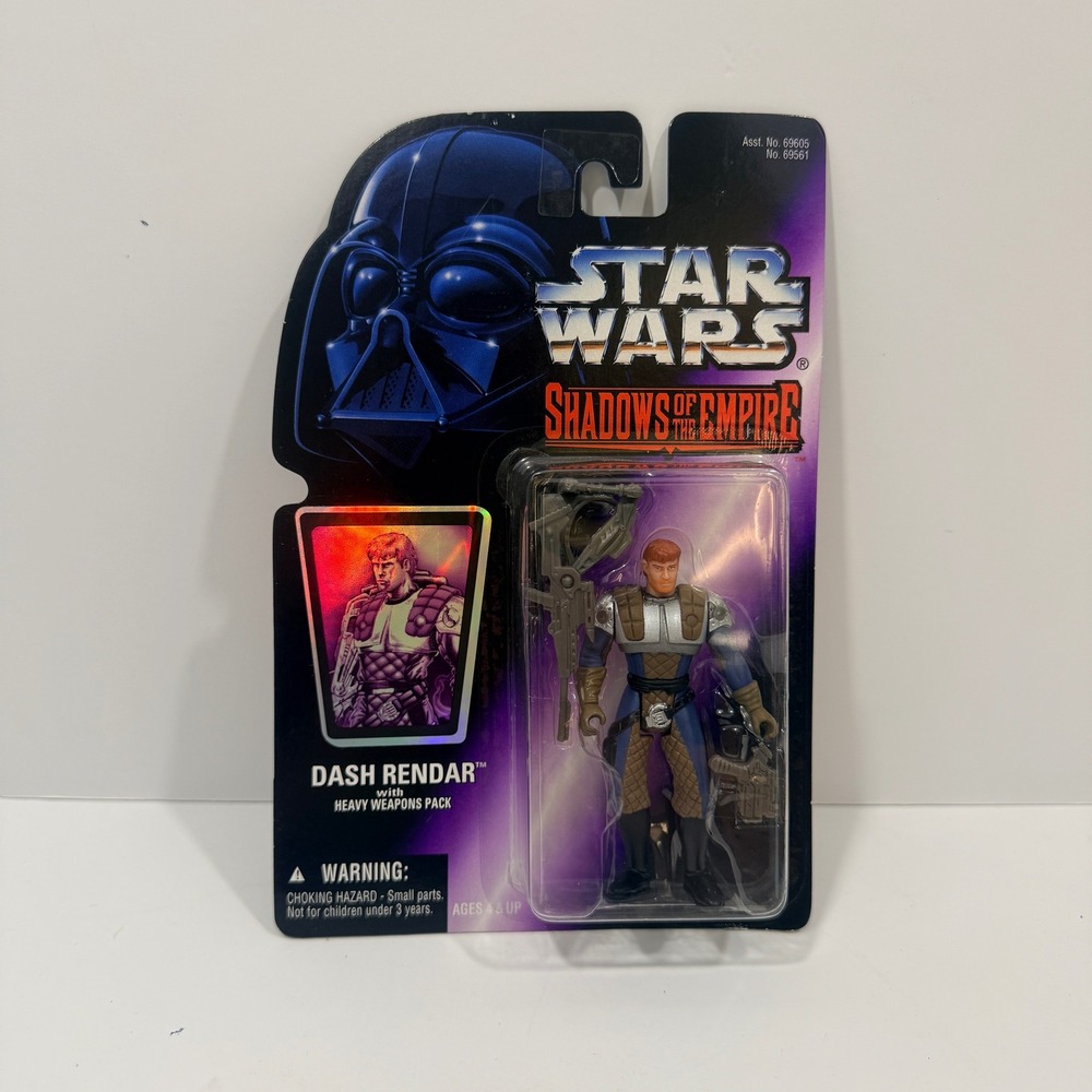 Kenner Star Wars Dash Rendar Figure Unisex 3.75in Purple New Shadows of Empire